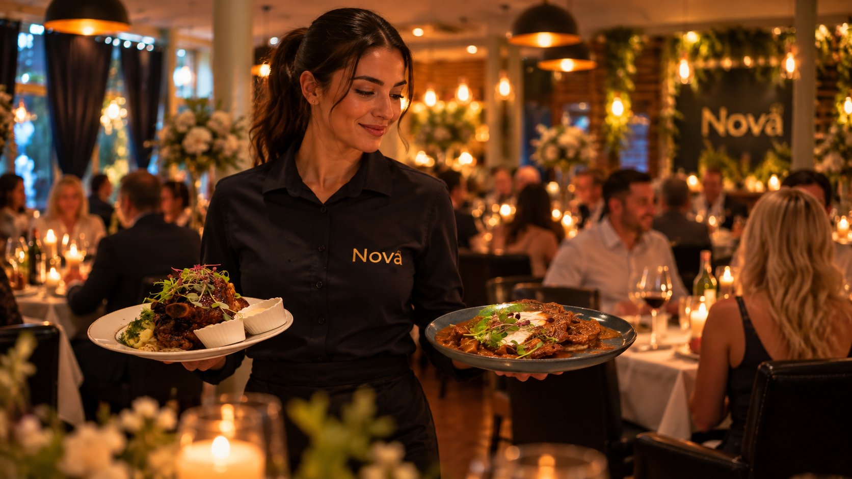 Steak served at Nova